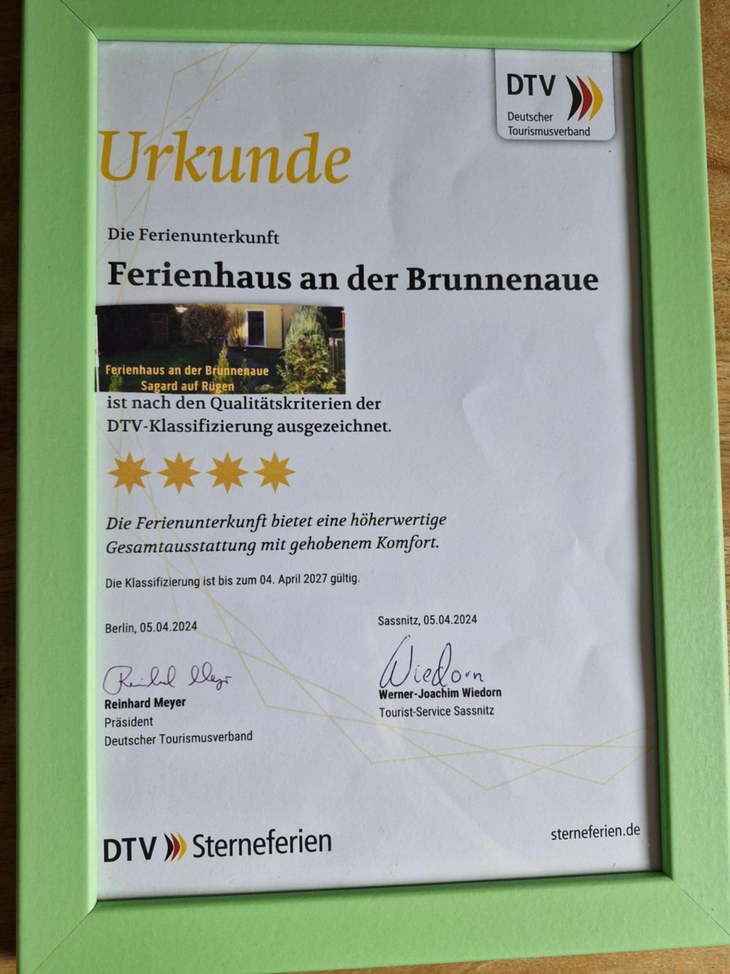 Ferienhaus An Der Brunnenaue 4 Sterne, E-Ladestation Am Haus, Wlan, Netflix, Garten Sagard Esterno foto